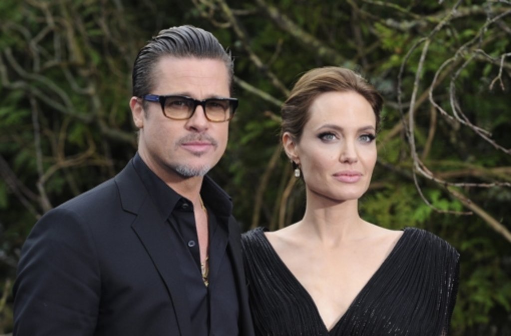 Zur Vorpremiere von "Maleficent" in London brachte Angelina Jolie Brad Pitt mit.