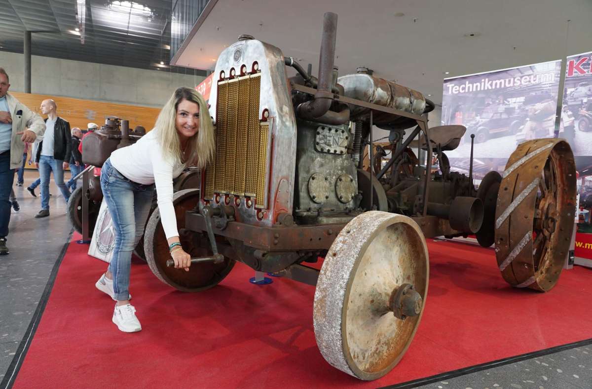 Benz Komnick Traktor aus dem Jahr 1927.