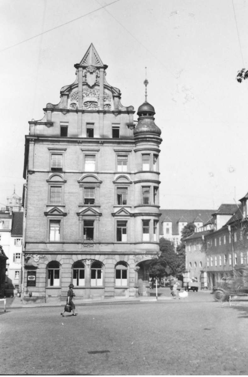 So sah das Hotel Silber, die damalige Gestapo-Zentrale, vor der Zerstörung aus.