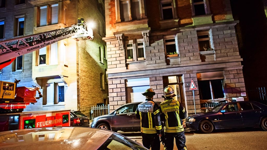 Brand in der Stuttgarter Innenstadt: Zigarette verursacht Wohnungsbrand