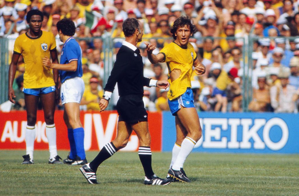 Weltmeisterschaft 1982 in Spanien, Zweite Finalrunde in Barcelona: Italien – Brasilien 3:2. Ein einziges Hin- und Her.