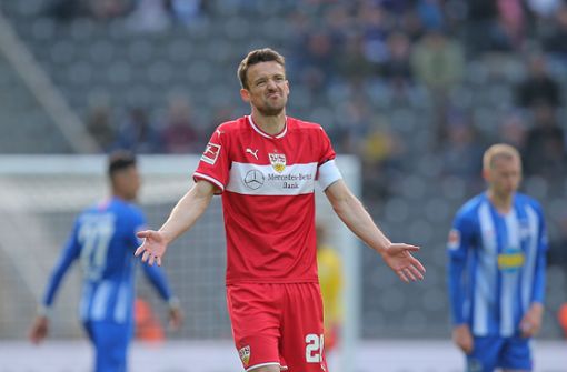 Auch die Rückkehr des Kapitäns Christian Gentner half dem VfB gegen Hertha nicht, einen weiteren Erfolg einzufahren. Foto: Pressefoto Baumann