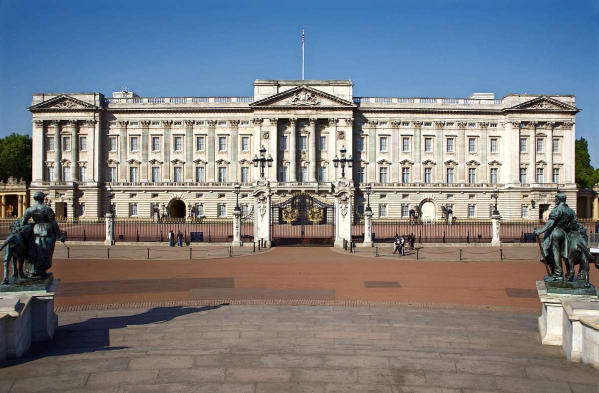 Der Buckingham Palast.