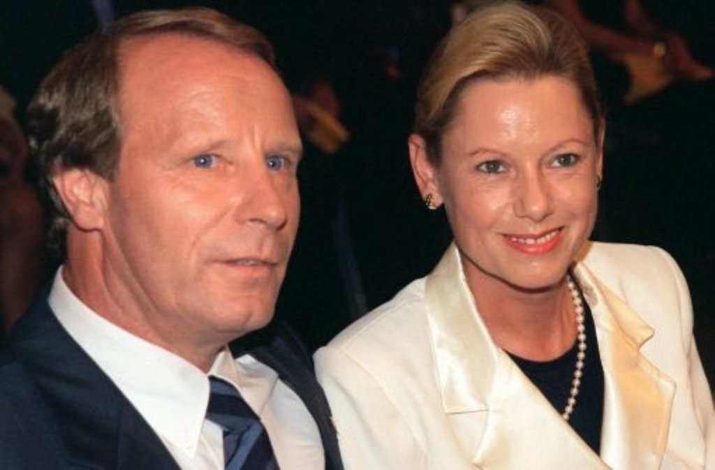 Berti Vogts mit seiner Ex-Frau Monika im Jahr 1999. Das Paar war 24 Jahre lang verheiratet. Aus der Ehe ging Sohn Justin hervor.