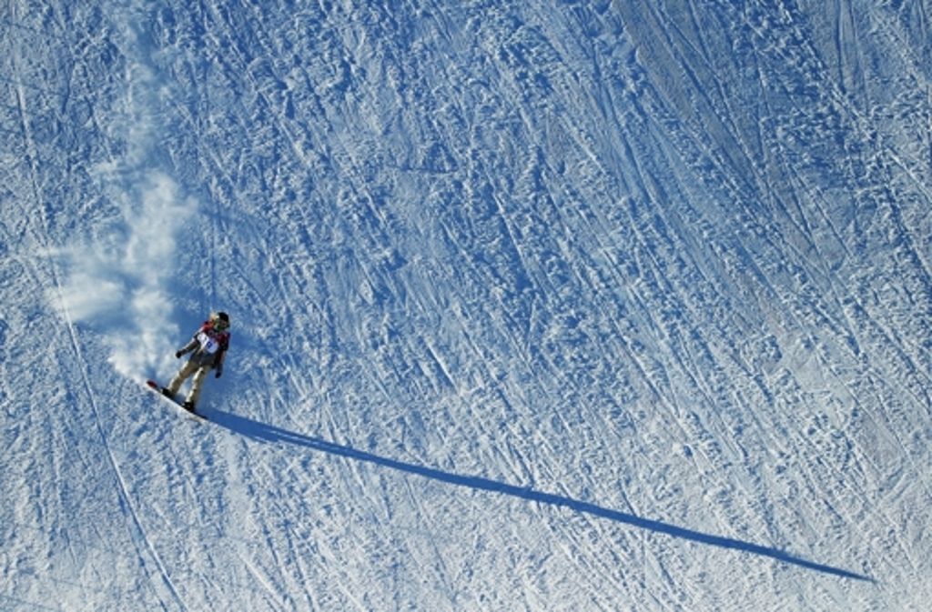 Die US-amerikanische Snowboarderin Jamie Anderson