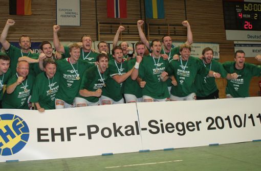 Feiertag in Elsenfeld: 2011 holte Frisch Auf Göppingen seinen ersten von insgesamt vier EHF-Pokal-Siegen im vergangenen Jahrzehnt. Foto: Baumann