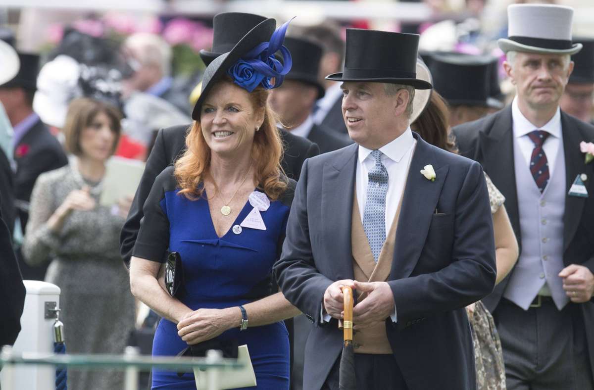 Prinz Andrew und seine Ex-Frau Sarah Ferguson im Jahr 2015. Foto: imago images/Parsons Media/imago