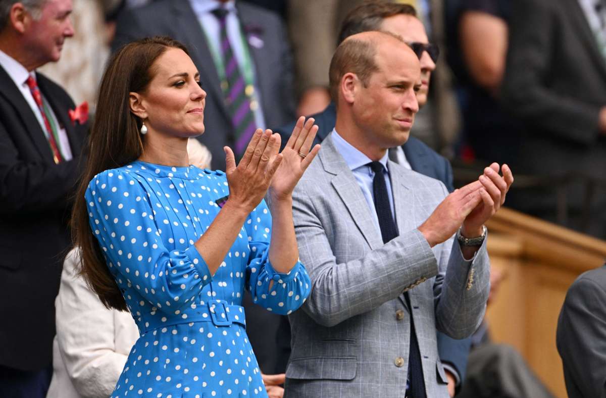 Am Dienstag sahen Herzogin Kate und ihr Mann Prinz William die Partie zwischen Cameron Norrie und David Goffin.