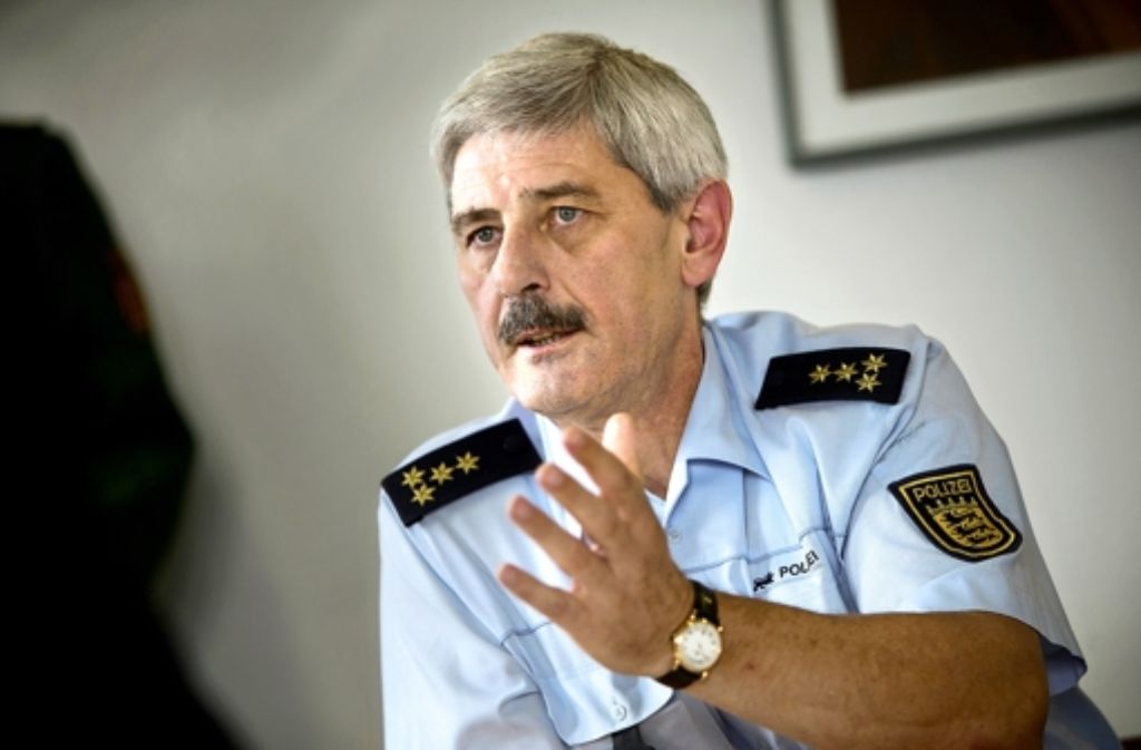 Der Polizeipräsident Franz Lutz ist seit dem 15. August im Amt. Foto: Michael Steinert