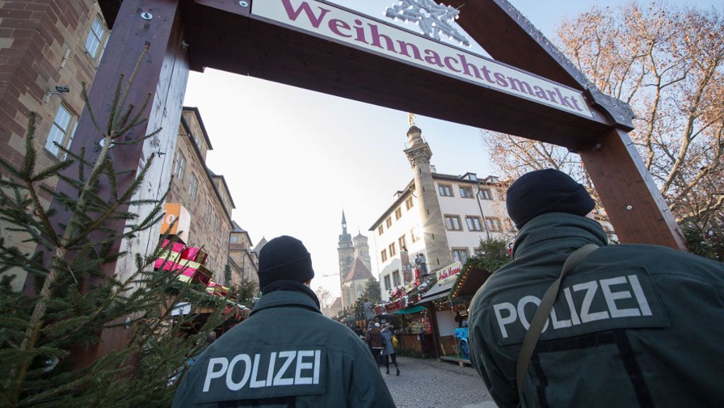 Weihnachtsmarkt in Stuttgart: Die Touristen vertrauen der Polizei