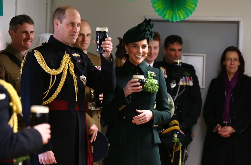 Weltweit feiern die Iren und Irland-Fans den St. Patrick’s Day, auch Herzogin Kate und Prinz William sind dabei.