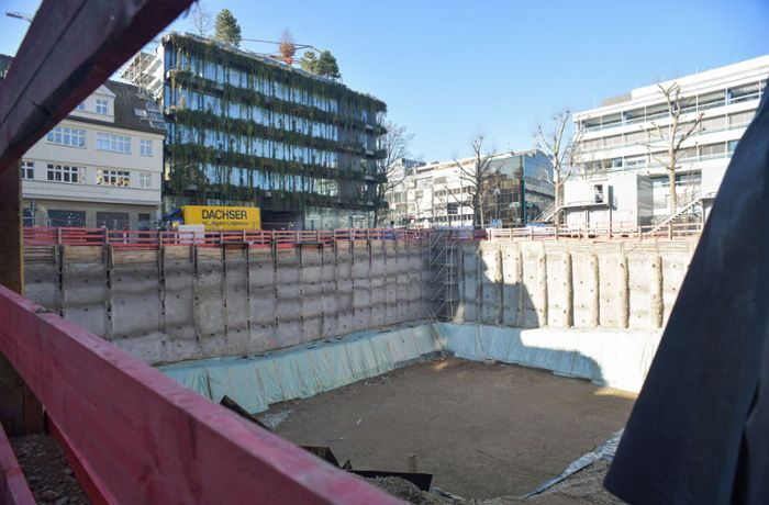 Bauvorhaben in Stuttgart: Was ist für das Loch neben der Calwer Passage geplant?