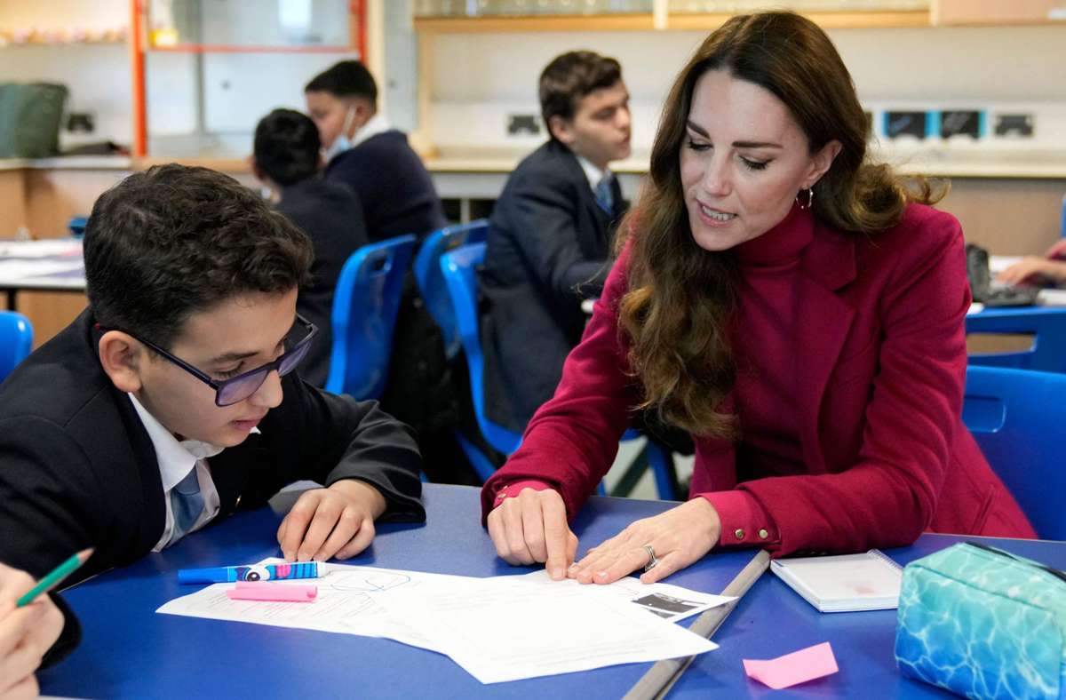 Am Mittwoch besuchte Kate eine Schule im Norden Londons.