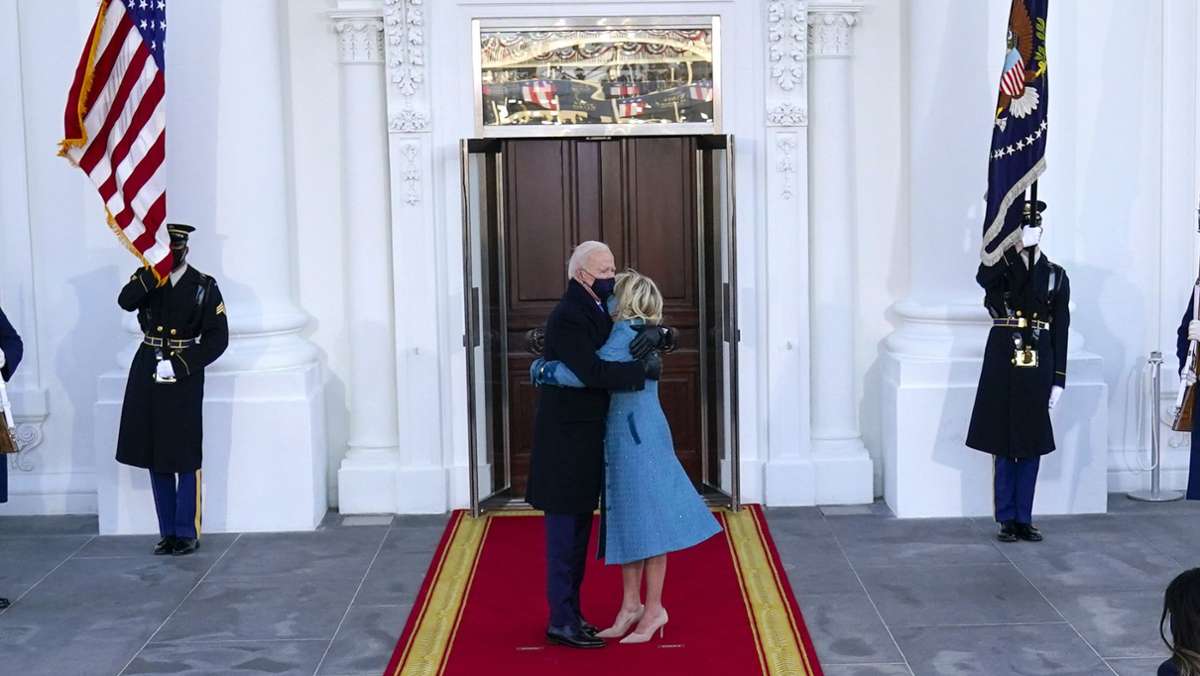 Joe und Jill Biden im Weißen Haus: Die Bidens beziehen ihr neues Heim