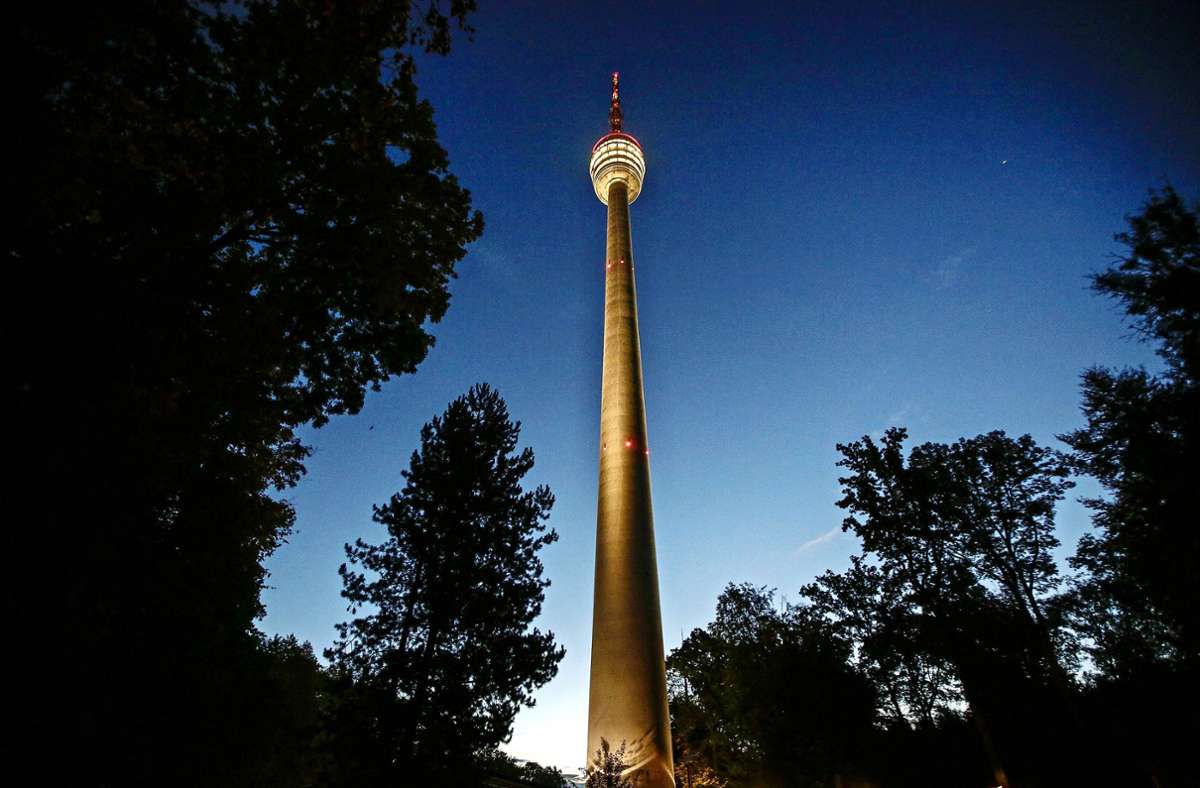 217 Meter ragt der Stuttgarter Fernsehturm in die Höhe.