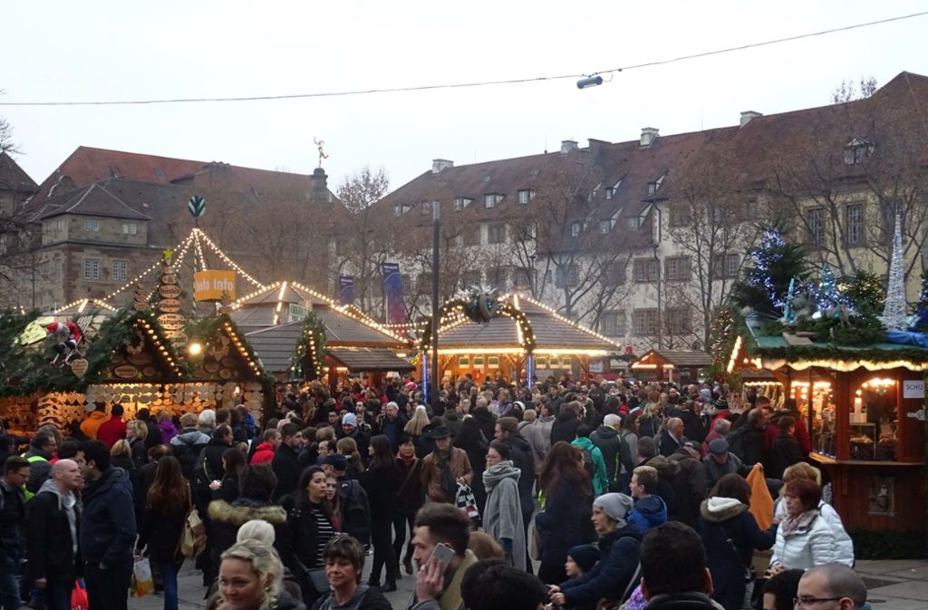 Weitere Impressionen vom Stuttgarter Weihnachtsmarkt.