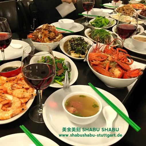 Koreanisch essen im Kessel Shabu Shabu