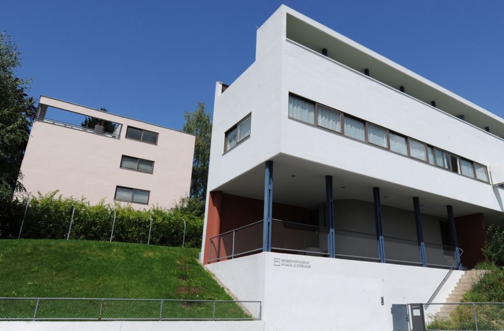 Diese von der Unesco geadelten Häuser von Le Corbusier auf dem Weissenhof zählen zu den ersten hervorragenden Beispielen moderner Architektur im vergangenen Jahrhundert. Foto: dpa