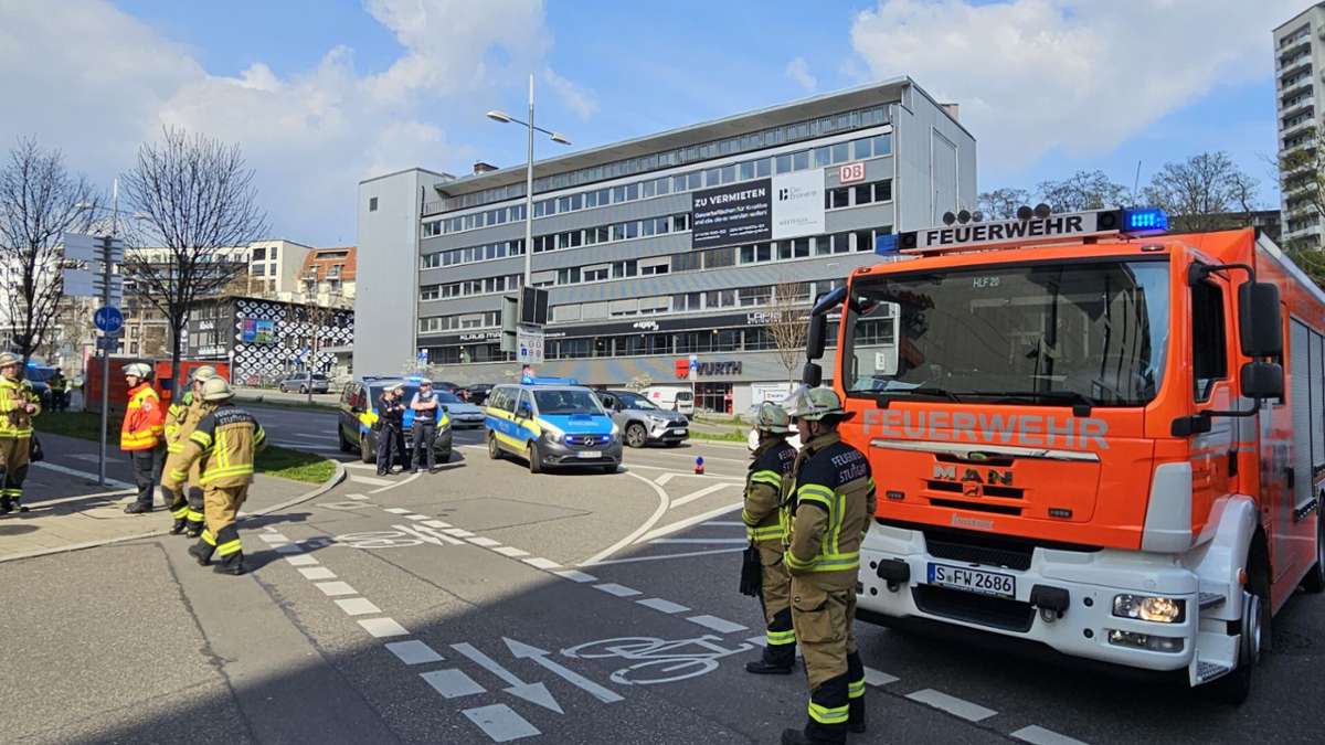 Großeinsatz in Stuttgart-Mitte: Feuerwehr rückt zu Brand im Milaneo aus