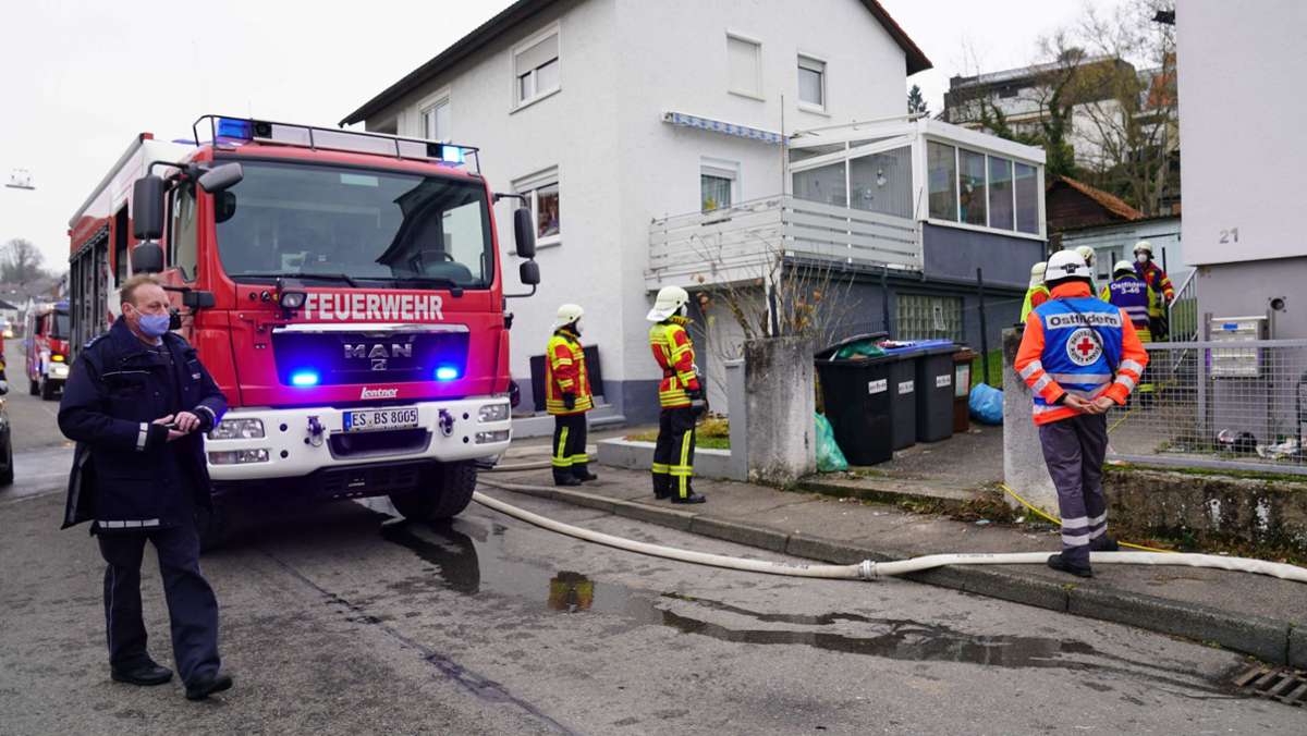 Brand in Scharnhausen: Feuer entfacht in Küche eines Mehrfamilienhauses