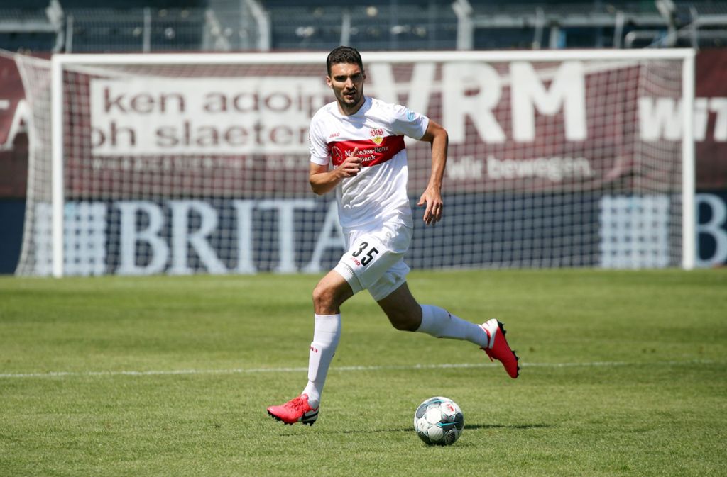 Nach fast zehnmonatiger Verletzungspause feiert Marcin Kaminski im ersten Geisterspiel beim SV Wehen Wiesbaden sein Comeback – 1:2, so lautet der ernüchternde Endstand.