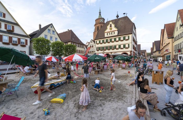 Kultur in Weil der Stadt: Strandsommer erneut ein Besuchermagnet