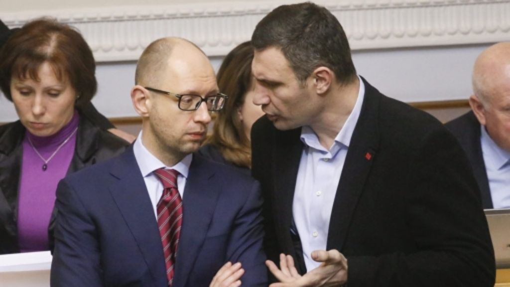 Entscheidung am Donnerstag: Bleibt Ukraines Premier Jazenjuk?