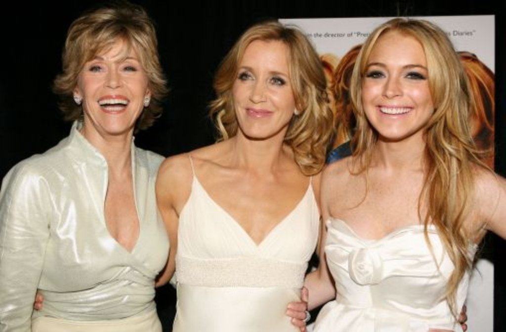 Zusammen mit Jane Fonda und Felicity Huffman spielt Lohan 2007 in dem Drama "Georgias Gesetz".