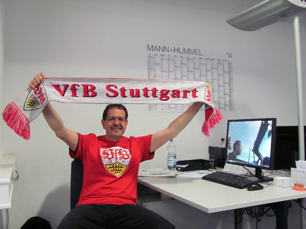 Habe am Freitag einen Arbeitstag in weiß rot eingelegt. Der VfB packt das - erstklassig bleiben :)