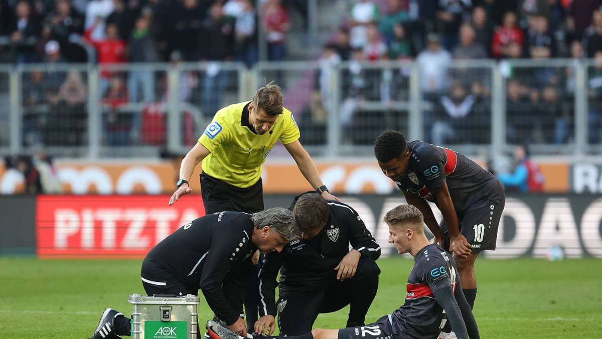  Zum Offensiv-Lazarett des VfB Stuttgart gesellt sich nun auch noch Chris Führich. Der Lichtblick aus der Partie beim FC Augsburg fällt für das Schlüsselspiel gegen Arminia Bielefeld aus – und hinterlässt Fragen. 