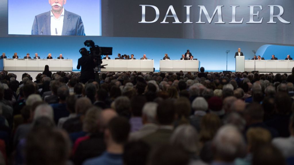 Hauptversammlung in Berlin: Daimler-Aktionäre treiben Diesel-Sorgen um