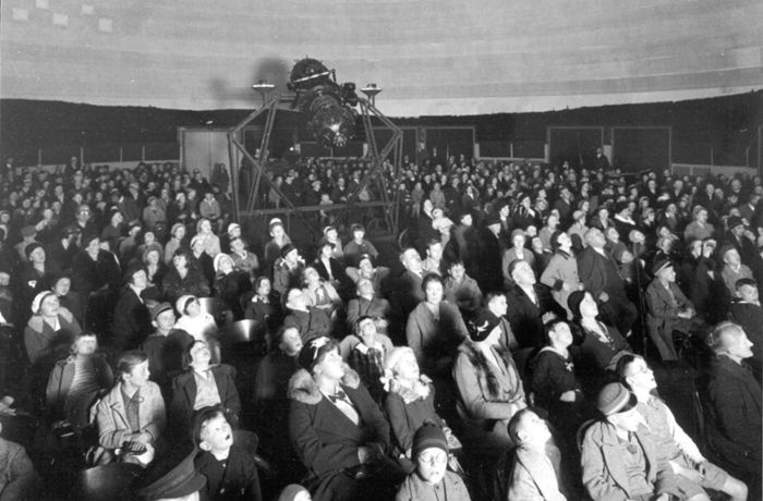 Das Planetarium wurde 1928 zur Touristenattraktion