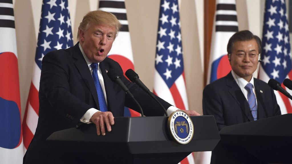 US-Präsident auf Asien-Reise: Trump warnt Nordkorea: „Unterschätzt uns nicht“