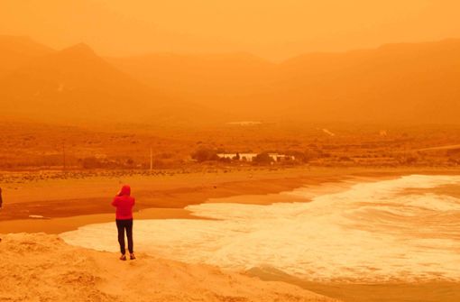 In Spanien kam der Saharastaub bereits runter. Foto: IMAGO/Sabine Gudath