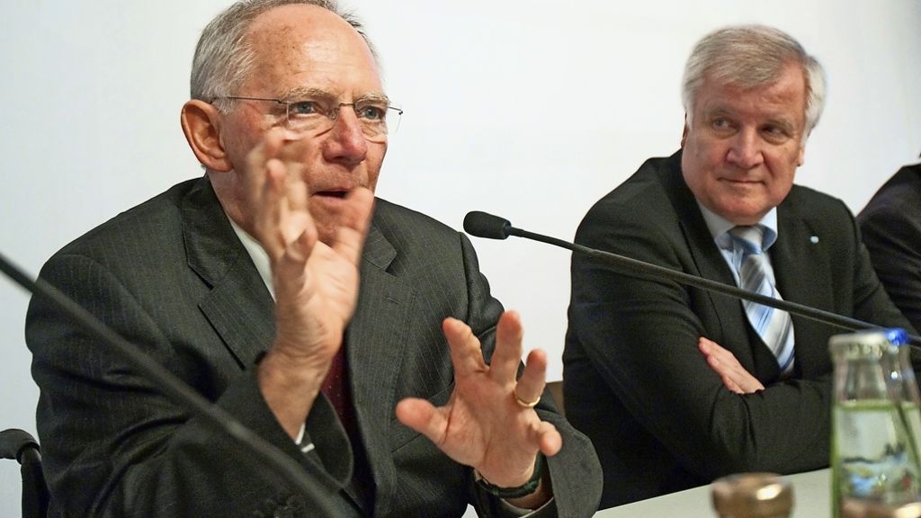 Rentendiskussion: Schäuble hat eine andere Agenda als Seehofer