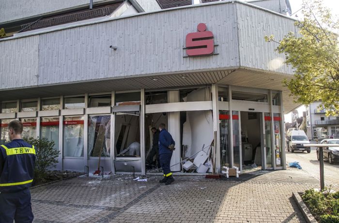 Nach Sprengung in Sindelfingen: Breuningerland-Täter weiter unbekannt