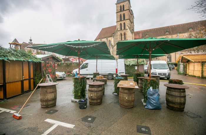 Esslinger Weihnachtsmarkt: Absage reißt Loch in Veranstaltungsetat