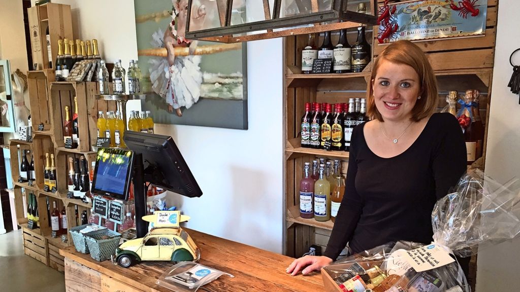  In ihrem kleinen Laden namens Chez Ginette verkauft Katharina Eberle seit November französische Feinkost. Von Marmelade bis hin zu Wein und Käse. 