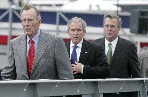 Die Familie Bush: Die Bushs haben die republikanische Politik seit den 1980er Jahren geprägt. Foto: dpa