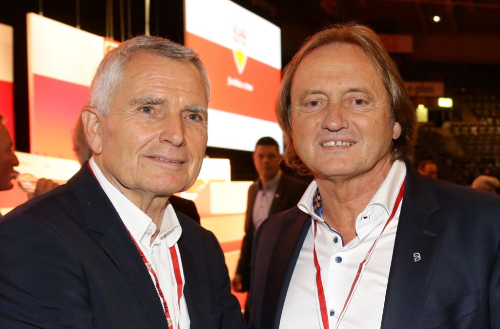 Dietrich und Martin Schäfer, Vorsitzender des Aufsichtsrats
