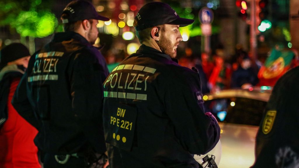 EM-Achtelfinale der Deutschen: In Stuttgart ist mehr Polizei im Einsatz