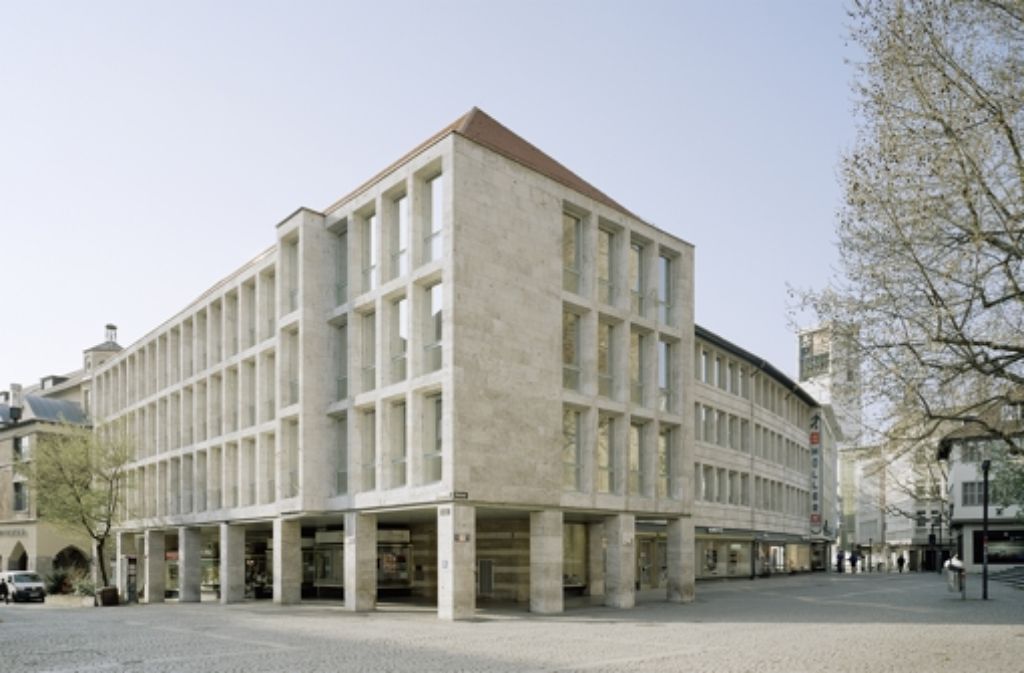 Büro- und Geschäftshaus „Königin von England“ in Stuttgart. Architekt: ZSP Architekten, Peter Vorbeck, Stuttgart
