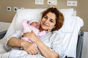 Roja heißt das erste Baby 2023 im Stuttgarter Klinikum