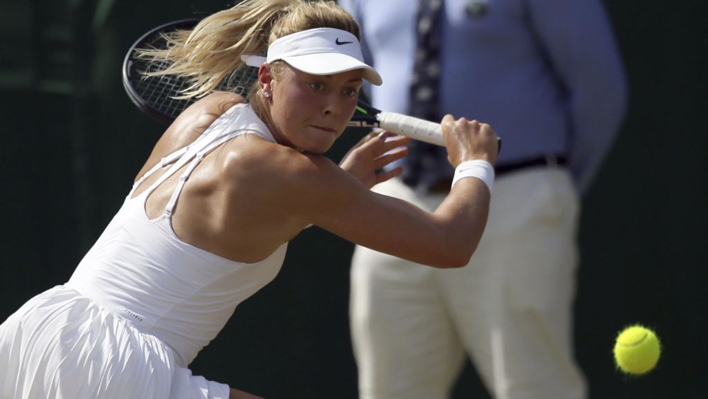 Tennis in Wimbledon: Carina Witthöft verpasst Achtelfinale