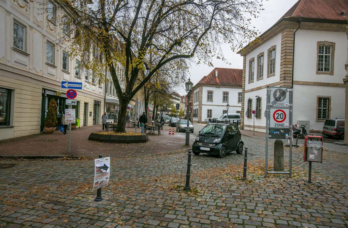 Die Ritterstraße ist eine wichtige Straße in Esslingen, in der sich etwa das Amtsgericht befindet.