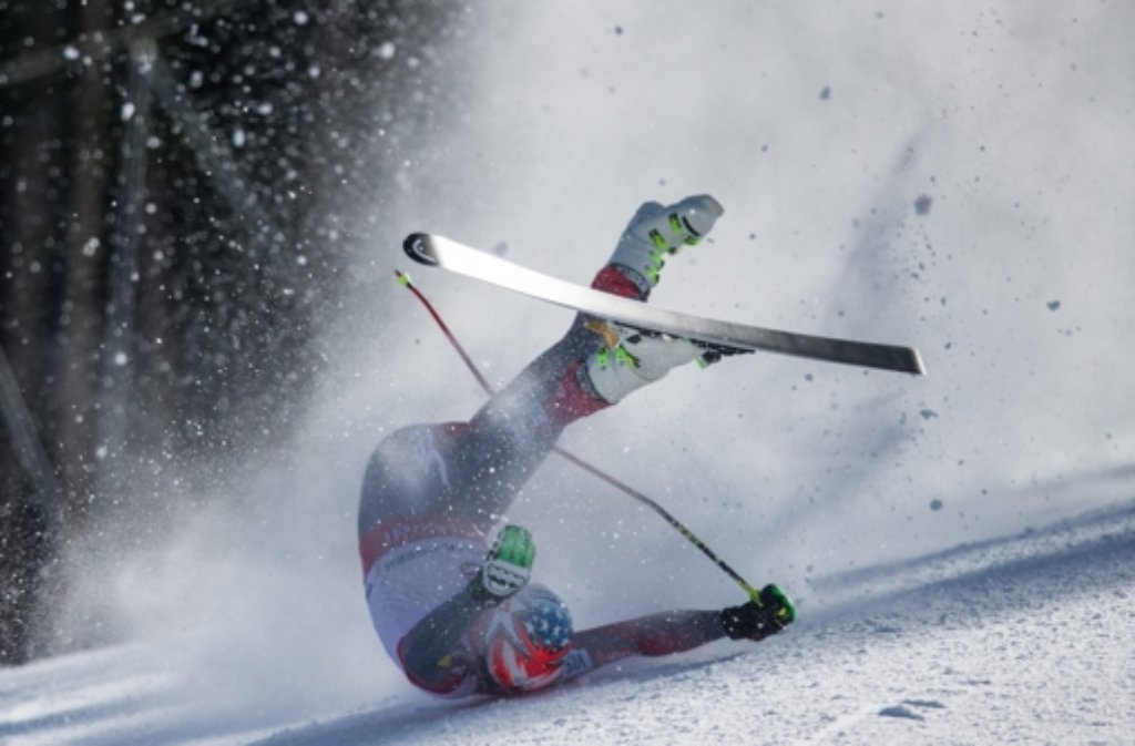 Bode Miller ist bei der Ski-WM in den USA schwer gestürzt.