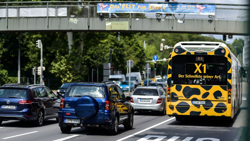 Verkehrszählung in Stuttgart: Immer weniger Autos fahren in den Talkessel