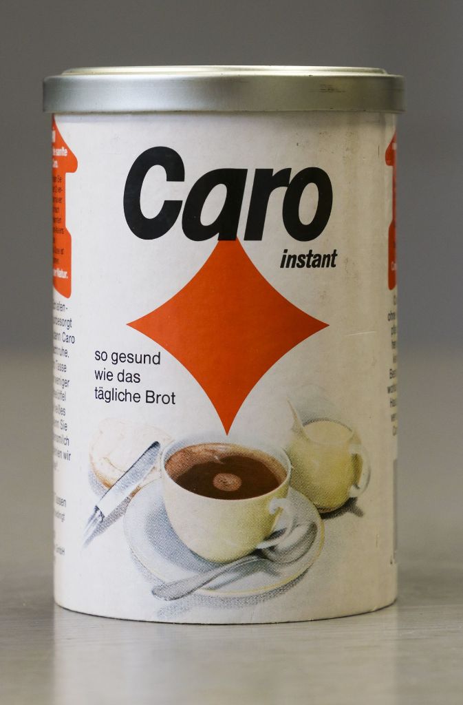 In den 70er Jahren kam die Caro-Kaffee-Verpackung noch etwas blasser daher – auch den roten Deckel gab es nicht.