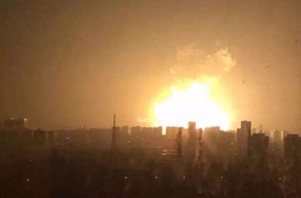 12. August 2015 – Tianjin: Im Hafen der chinesischen Stadt explodierten zwei Gefahrengutlager, 173 Menschen starben. Sprengkraft: 450 Tonnen TNT.