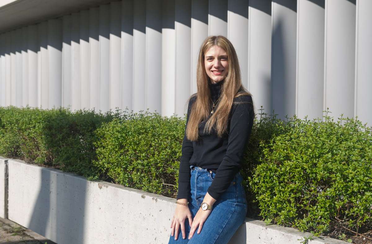 Ellen Dunz, 20, studiert Sozialwissenschaften im zweiten Semester an der Uni-Stuttgart